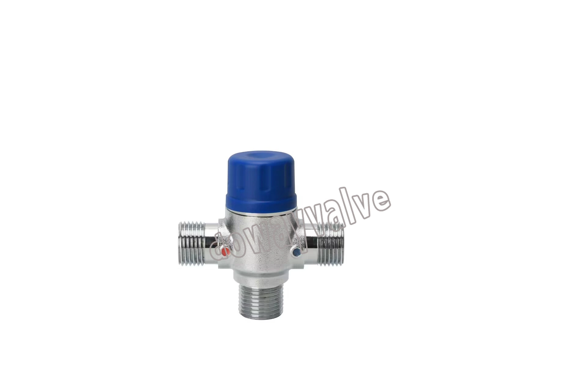 Factory Copper Thermostatic Mixing Valve for Solar Heating System Water Pipe Bathroom Kitchen