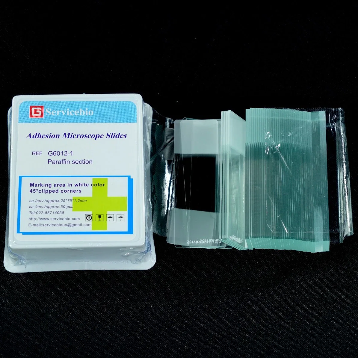 Adhesion Microscope Glass Slides Eight Sides Consumables