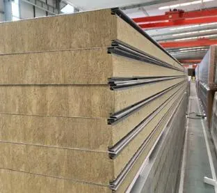 Jedha 50mm/75mm/100mm Thickness Insulation Building Material Rock Wool Sandwich Panels