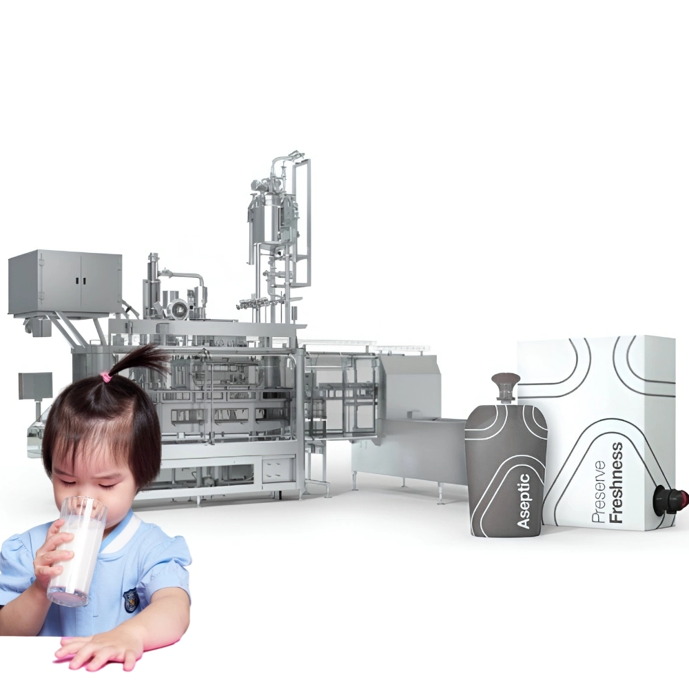 Automatic Carton Box Aseptic Packing Machine for Juice and Milk