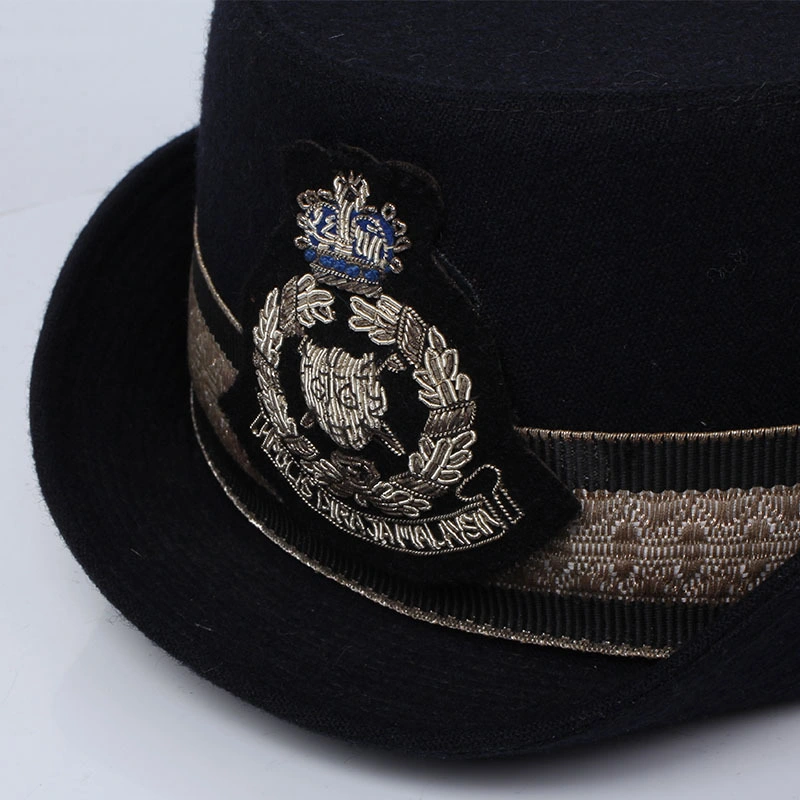 Traffic Polica Hut Navy Farbe Curling Gorros Damen Security Hüte Police Cap Navy Gorra Sailor Caps Pilot für Frauen