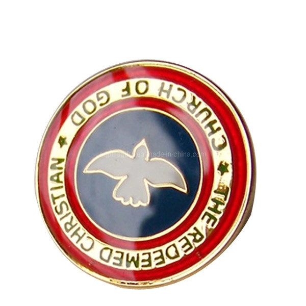 Cheap Wholesale/Suppliers Fashion with Soft Enamel Promotional Chicago Metal Badge (195)