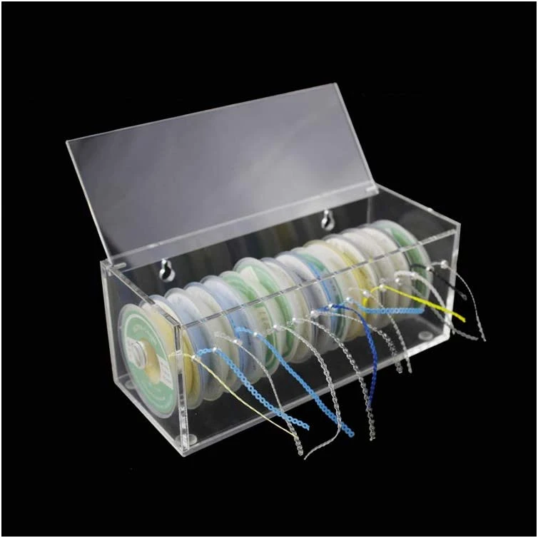 Dental Medical Orthodontic Chain Dispenser Acrylic Box