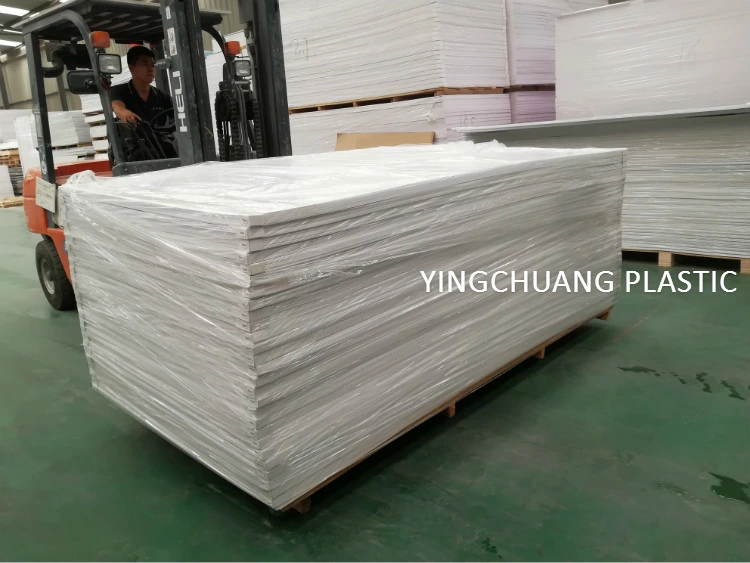 Yingchuang impresión UV 4'x8'x1/2" 8 a 10 mm de la junta de espuma de PVC Panel PVC láminas de plástico