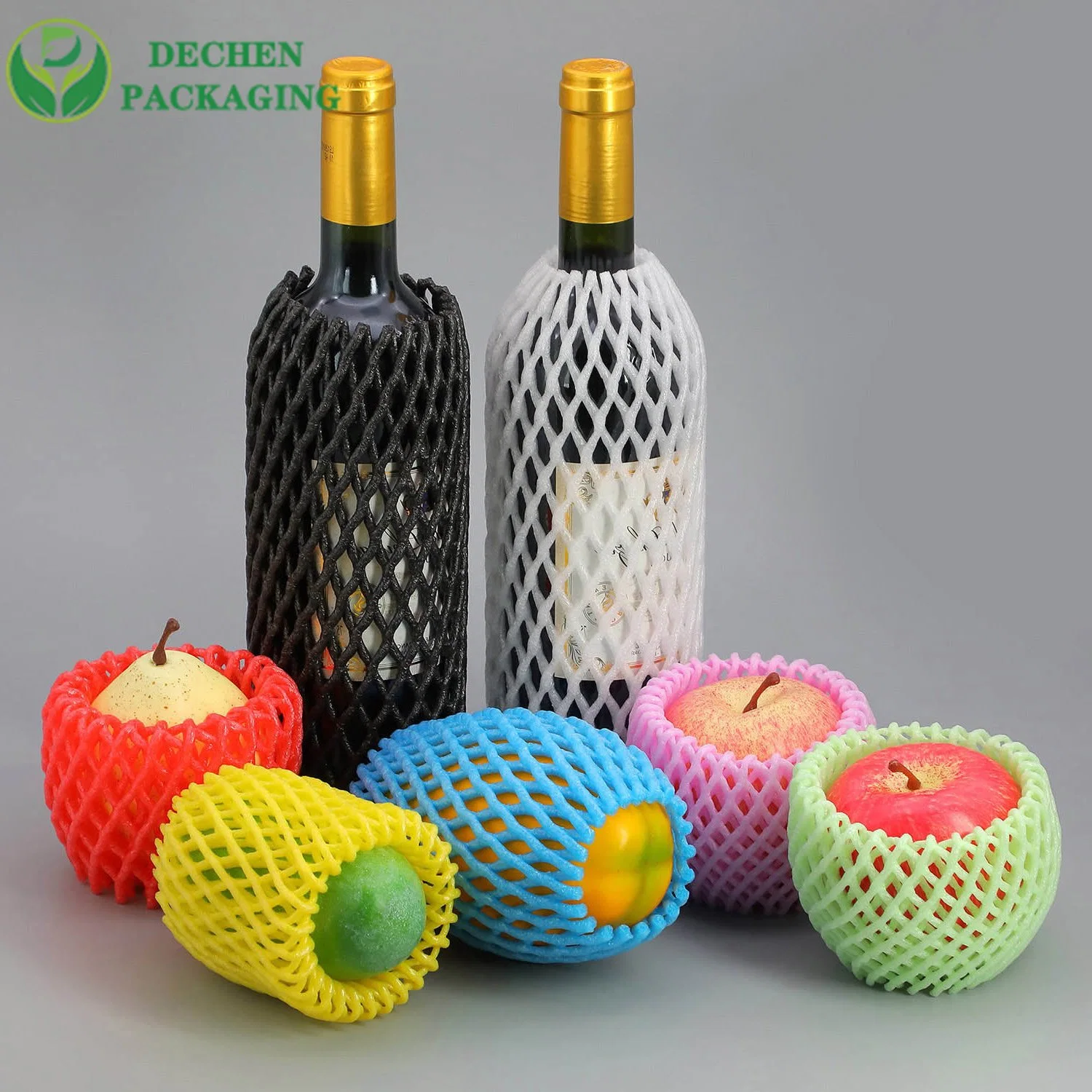 EPE Foam Packaging Protective Sleeves for Fruit Wine Bottle Plastic Protection