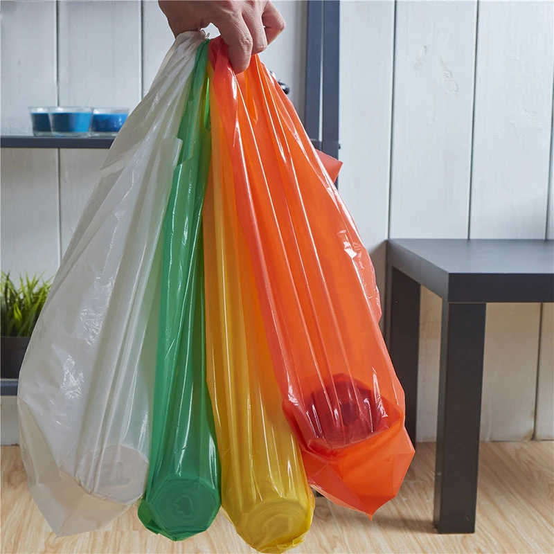 High quality/High cost performance  Low Price HDPE LDPE Corn Starch Compostable Biodegradable Medical Household Large Big Chicken Tall Trash Black Colors Plastic Garbage Bags