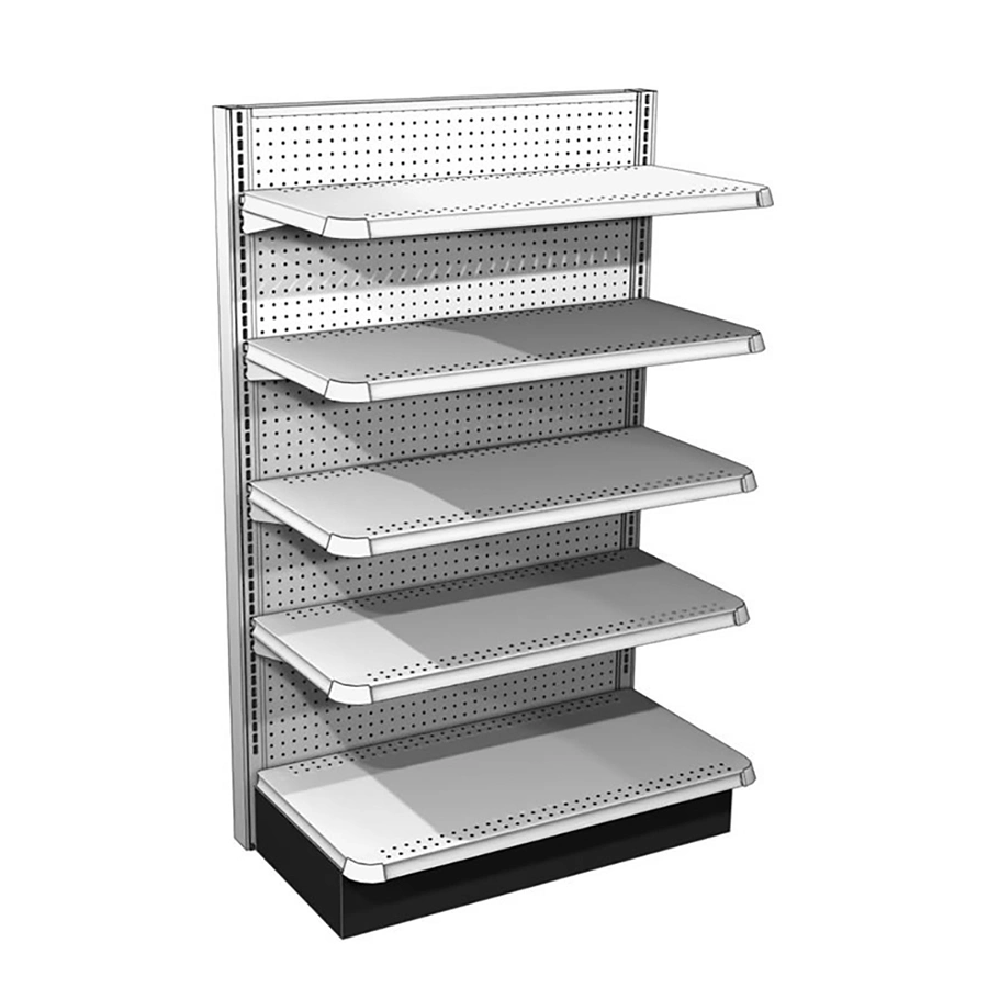 Compact Lozier Compatible Shelving for Smart Retail Spaces