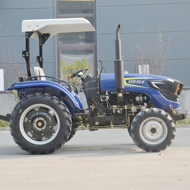 4X4 50HP Sunshade Farm Agricultural Tractors Hydraulic System