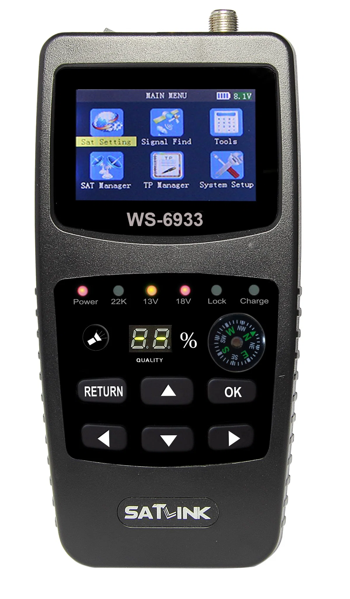 Satellite Finder Meter Ws 6933 DVB-S Satellite Finder Meter Sf001 Digital Satellite Finder Meter