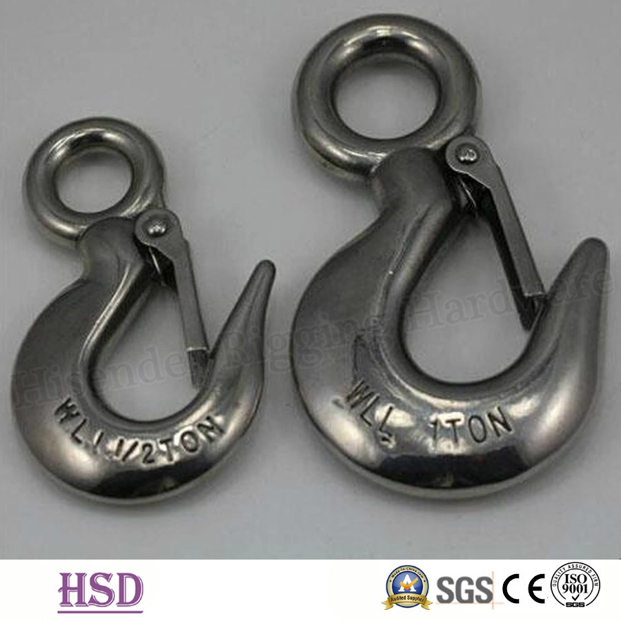 Stainless Steel AISI304/316 Rigging Simple Snap Spring Hook of Fitting