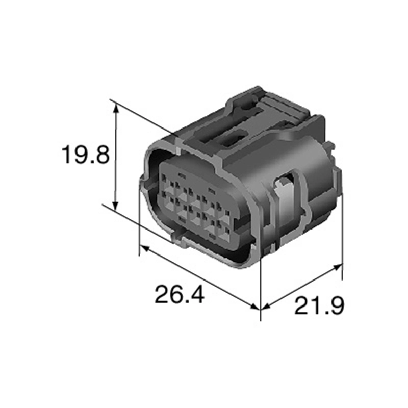 A Sumitomo 6189-1134 10 Pino fêmea conectores do fio automático elétricas seladas