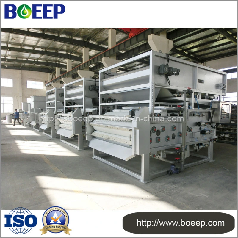 ISO/Ce/SGS Sludge Dewatering Machine Belt Filter Press in Wastewater Sewage Treatment