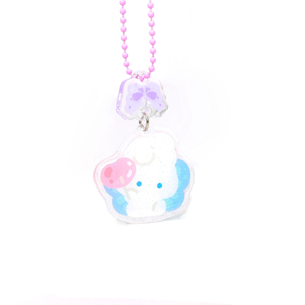 Custom Cute Charms Printing Acrylic Keychain Supplier Acrylic Ring Acrylic Keychain