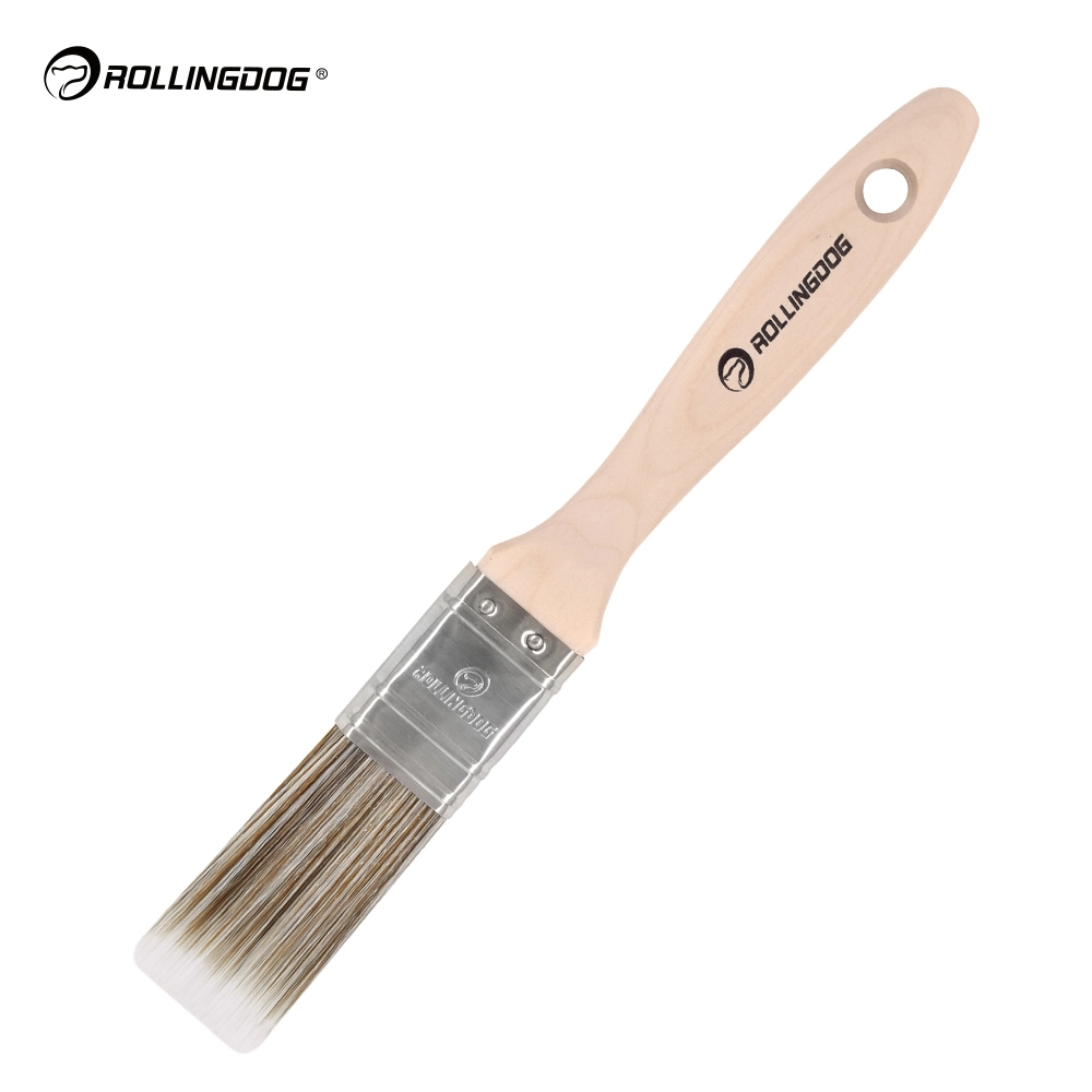 Rollingdog Standard 10188 Maple Wood 1" Flat Paint Brush