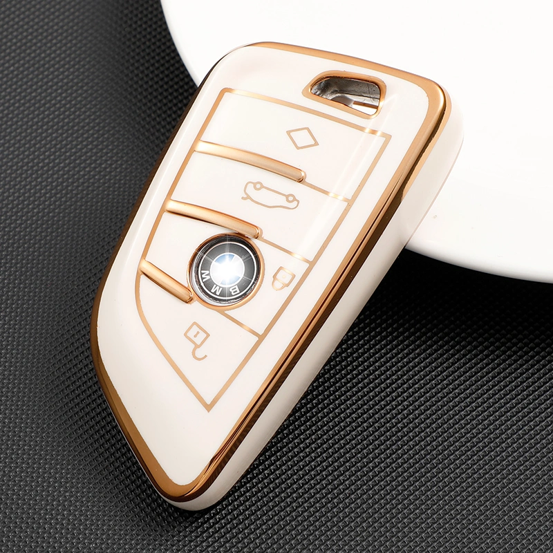 Wholesale/Supplier OEM Remote Car Accessories Golden TPU Car Key Case Cover