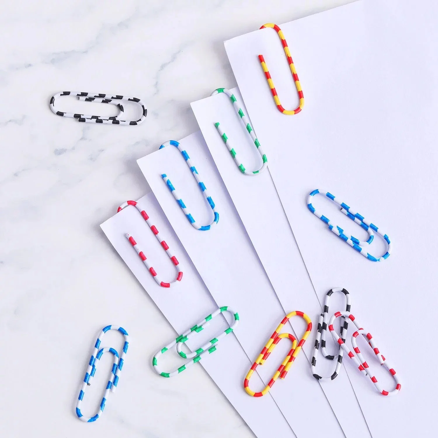 Colorful Flexible Pink Plastic Ellipse Bookmark Camel Cactus Cartoon Paper Clip Office Stationery