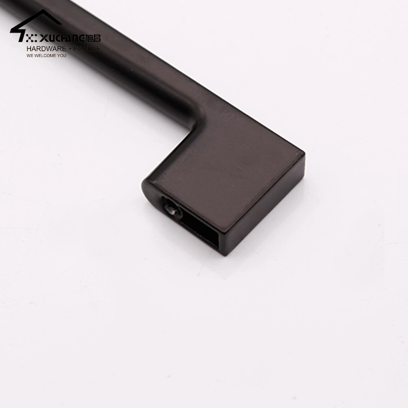 Zinc Alloy 160mm Bedroom Drawer Handle Factory 320mm Cp Black Wardrobe Handle Cheap Promotional Simple Cabinet Handle