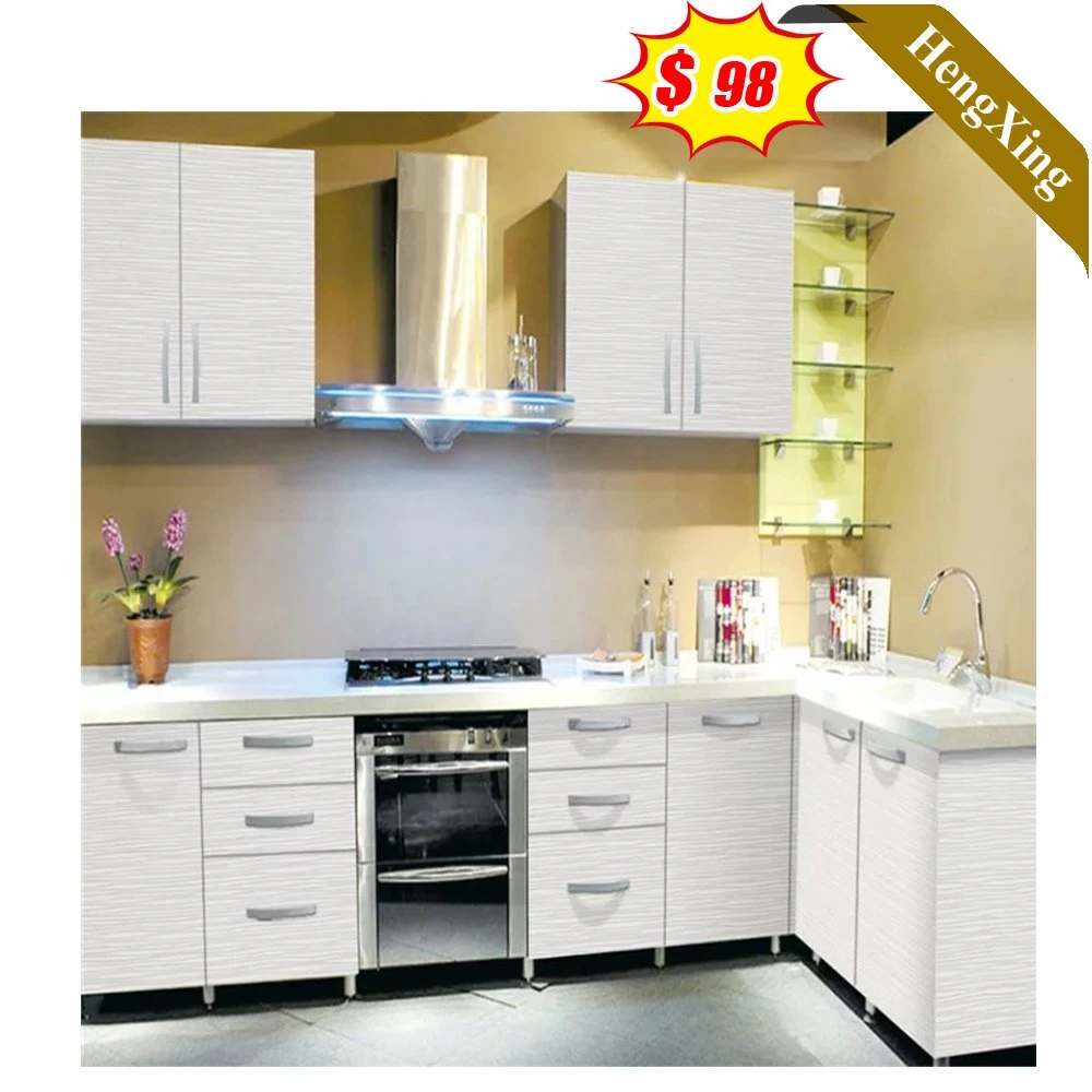 Nuevo diseño en madera MDF muebles modulares Comedor Cocina Cocina pared armario despensa APARADOR Aparador de Almacenamiento (UL-9NE1930)