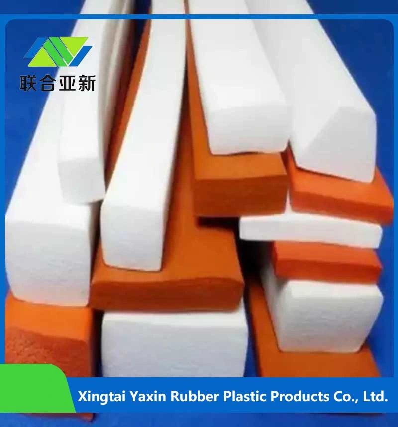 High Temperature Resistant Foam Silica Gel Customized Sealing Strip Mechanical Seal Strip