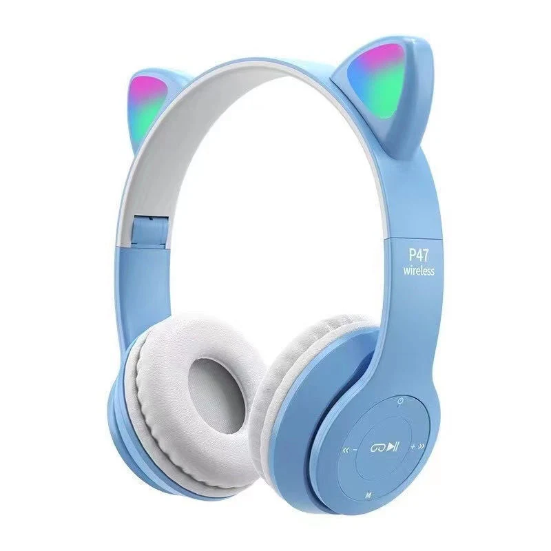 Hot sale écouteurs Bt 5.0 sans fil Bluetooth écouteurs jeu mobile Casque d'écoute Cat Ear