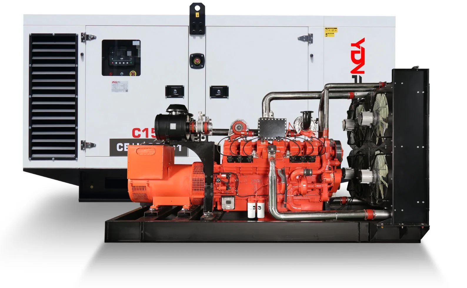 500kw/625kVA Cummins Natural Gas Generator in Gas Field