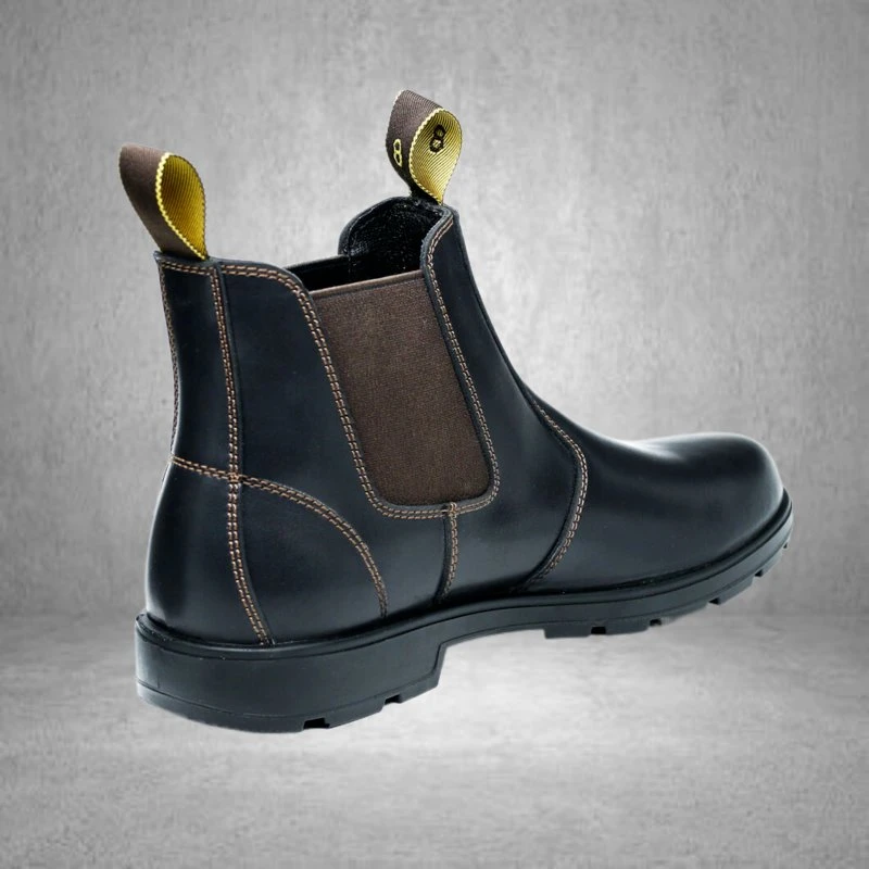 Sapatos de trabalho em aço à prova de água em pele para homem e mulher Sapatos de alta qualidade, estilo clássico, padrão de qualidade ISO