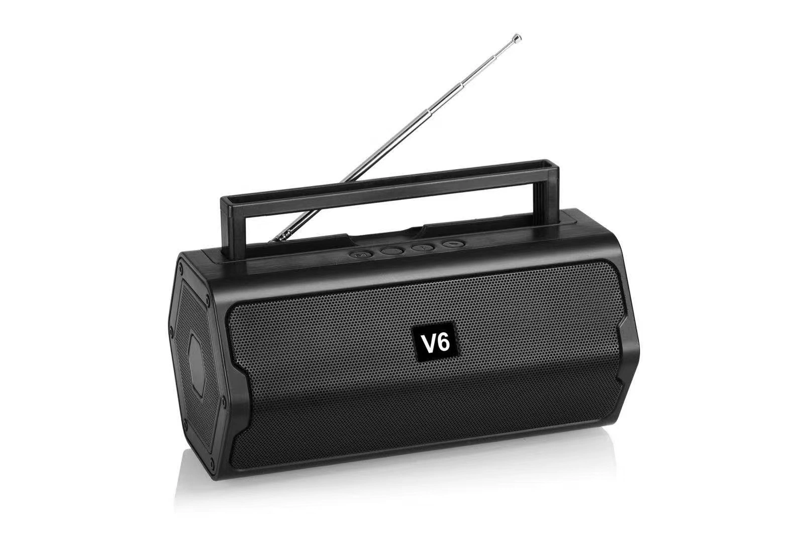 Hot Selling Original V6 with Telescopic Bracket, Wireless Bluetooth Speaker, Subwoofer, Radio, Bluetooth Sound System