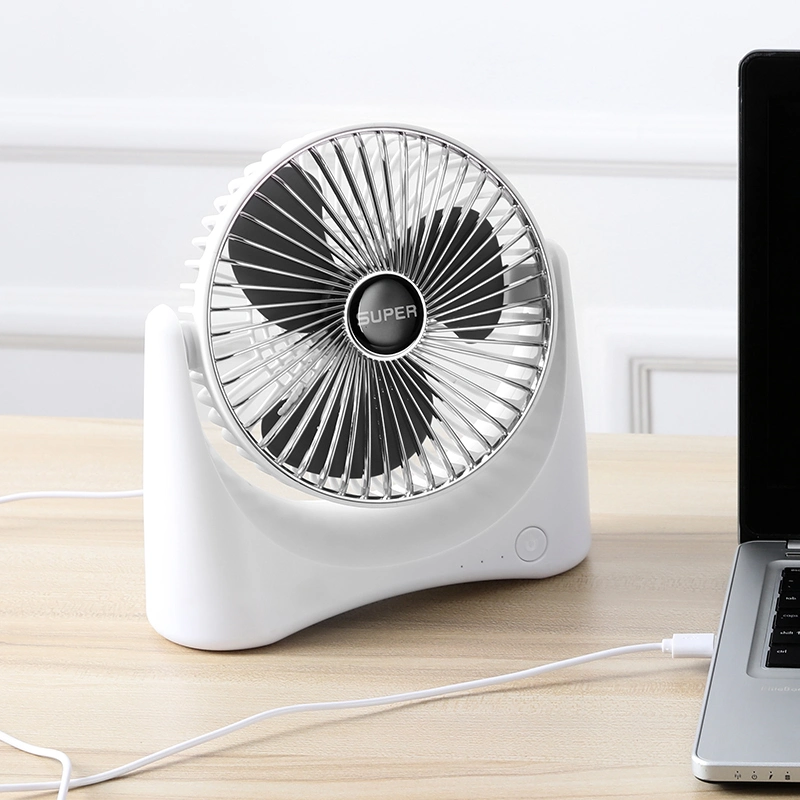 Summer USB Big Power Rechargeable Battery Degree Adjustment Desk Table Hand Small Mini Fan