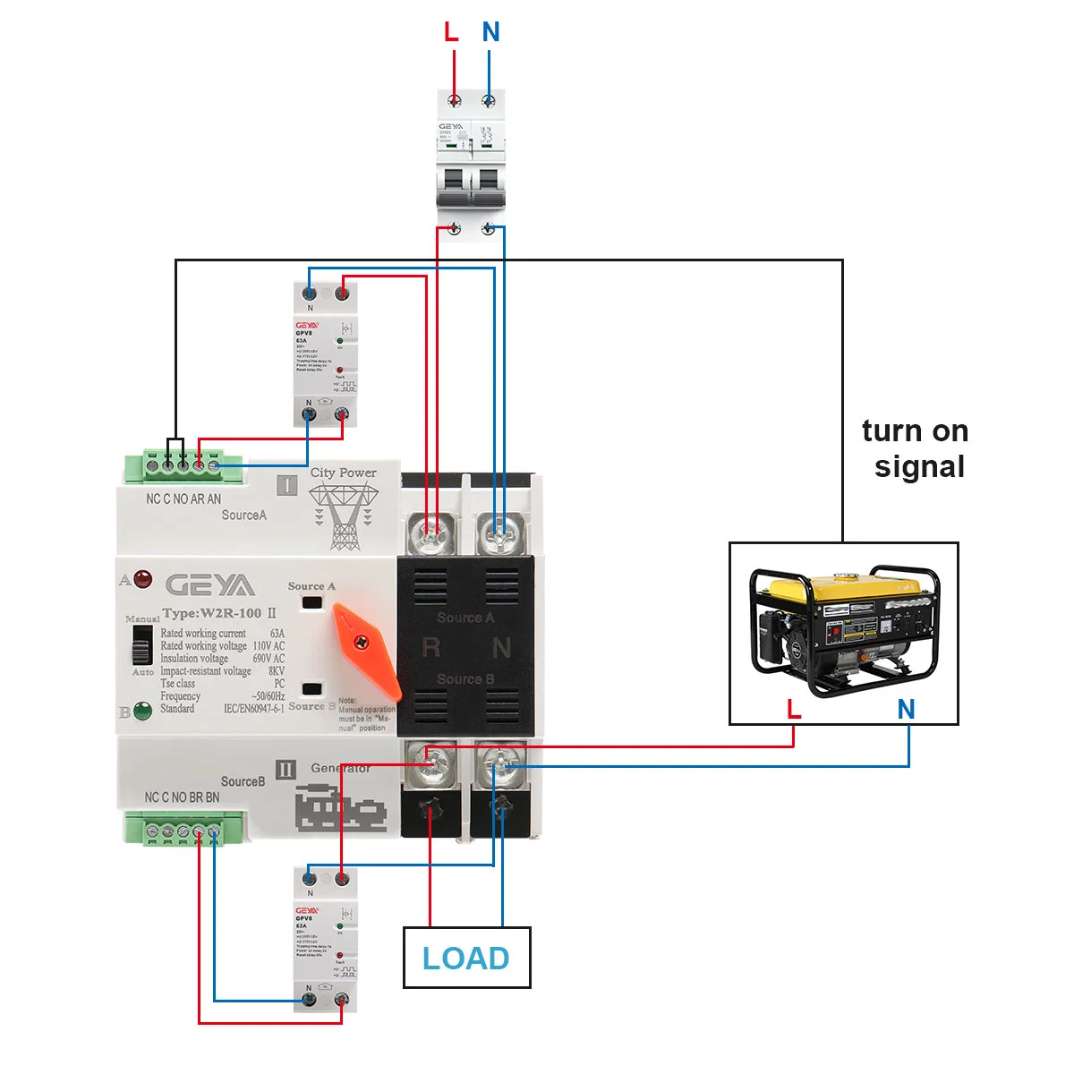 Temporizador ajustable Geya automotriz AC220 Acdc12-240V Relé de tiempo definido de conmutación