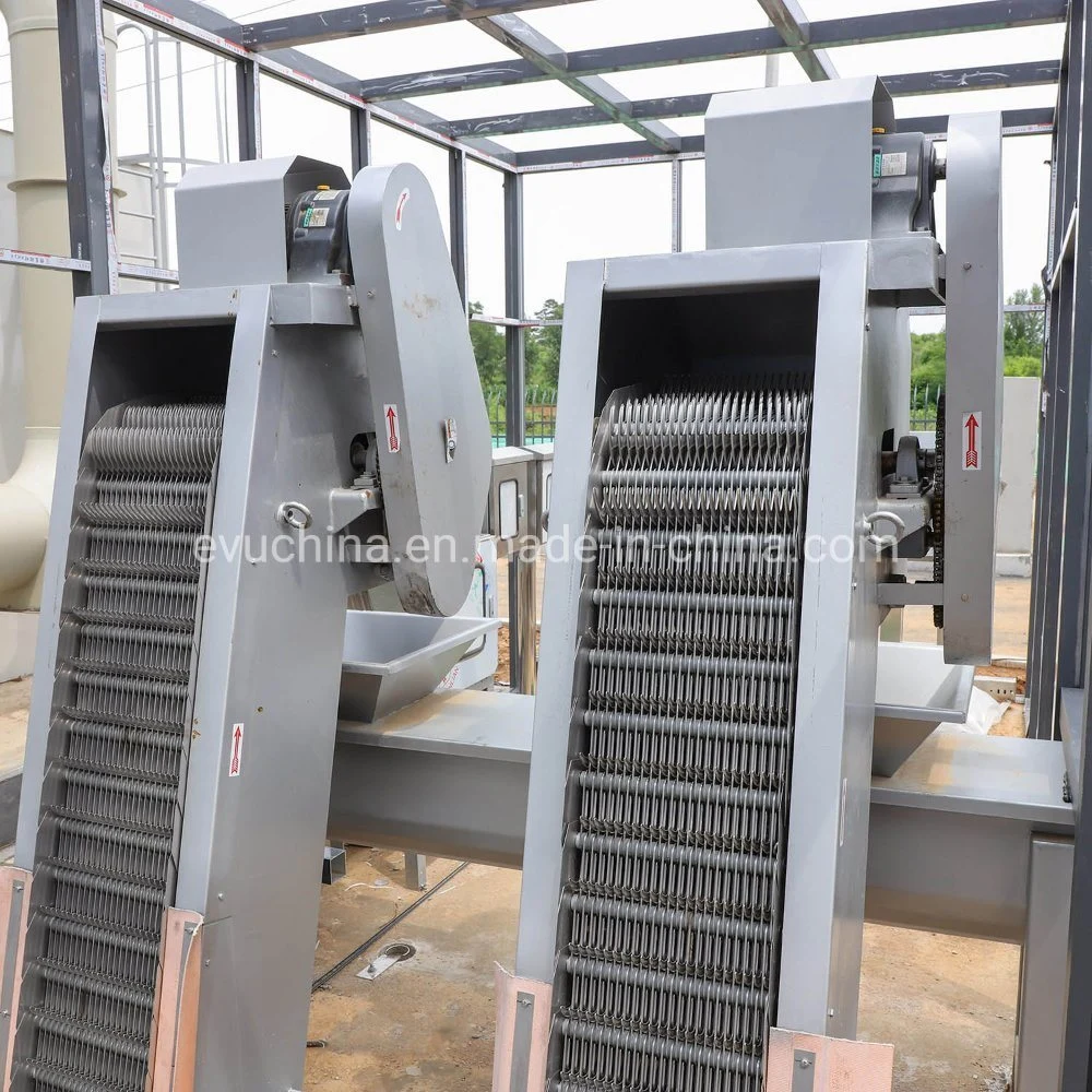 High Efficiency Liquid Separation Equipment Wastewater Waste Water Mechanical Grille Bar Screen Machine Solid Sewage Treatment Plant