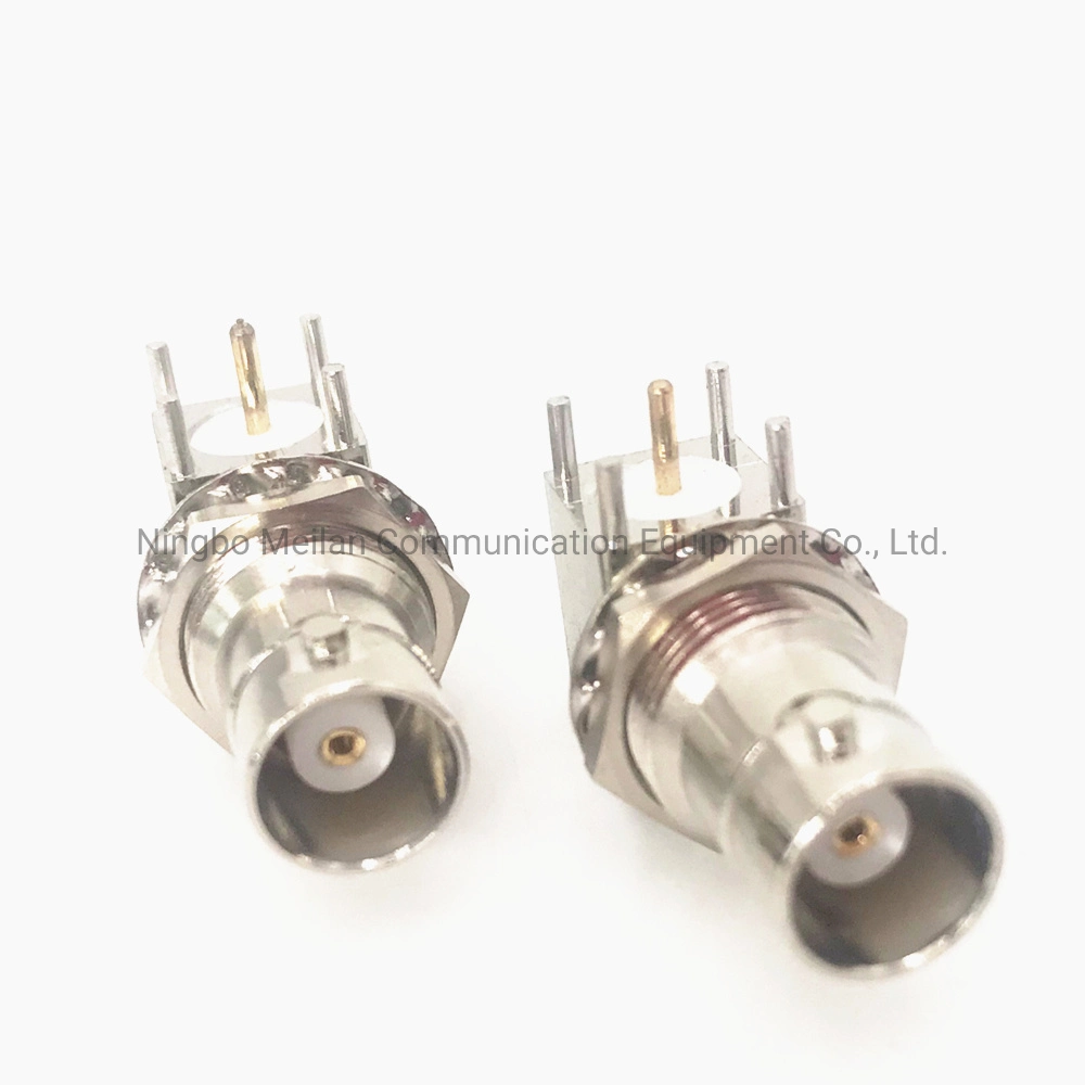 BNC-Kwe 90 Degrees Copper Female Waterproof BNC Connector