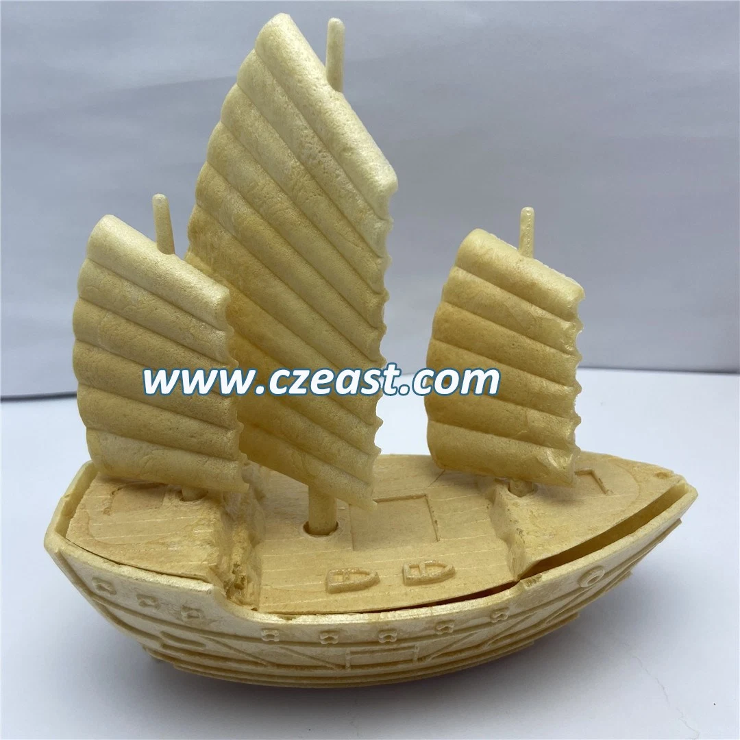 Edible Irregular Shaped Wafer Ice Cream Cone Ship Shaped Container