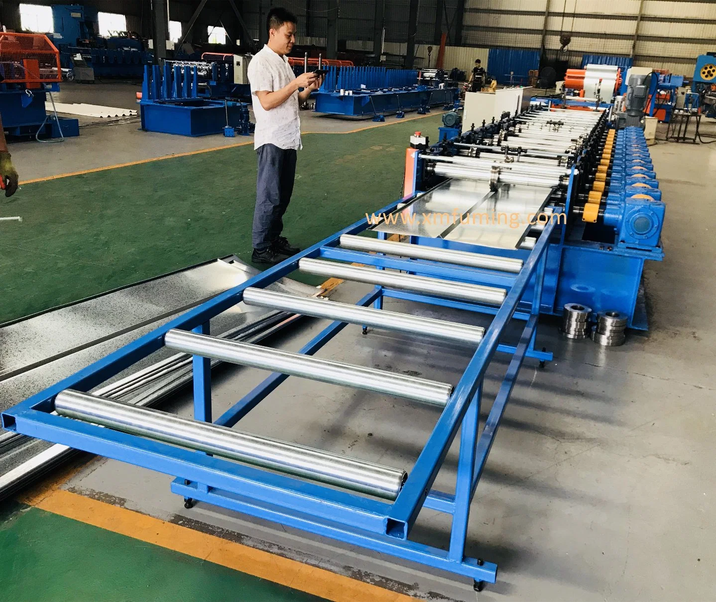 Roll Forming Machine for Width Adjustable Ridge Cap Profile