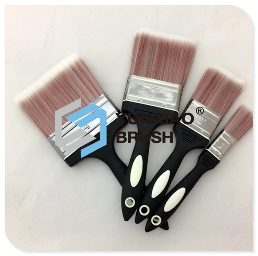 High quality/High cost performance  Professional Pet Bi-Color Customized Size Paint Brush for Household Painting