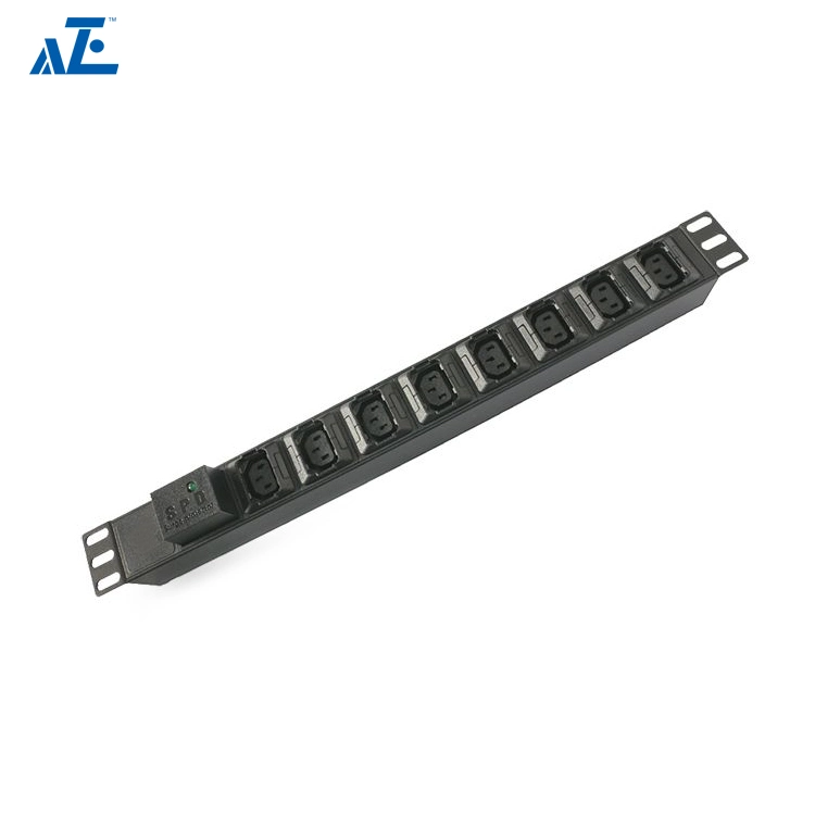 1u Rack Mount 8 Ways IEC C13 PDU