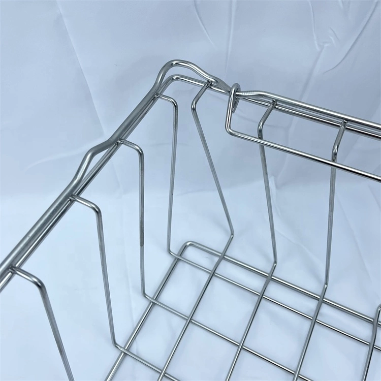 Steel Mesh Filter Stainless Steel Fordable Fruit Drain Basket