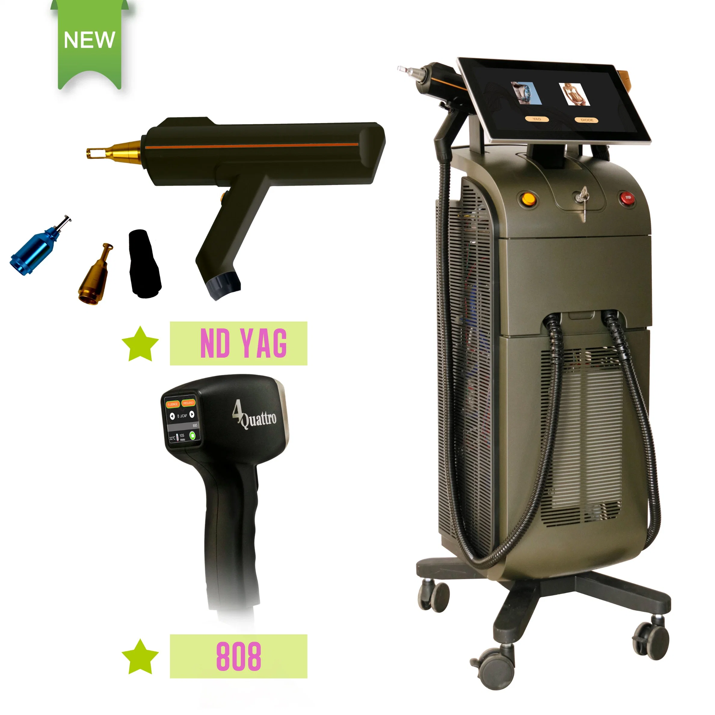 808nm Diode Laser Hair Removal Machine 2023 New 755nm 808nm 1064nm Diode Laser Ice Hair Removal Salon Beauty Equipment