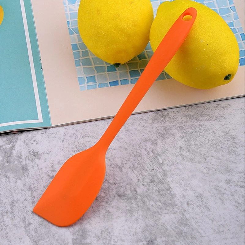 Silicone Spatula, One Piece Design Flexible Scraper, Nonstick Small Rubber Kitchen Utensils for Cooking, Baking and Mixing