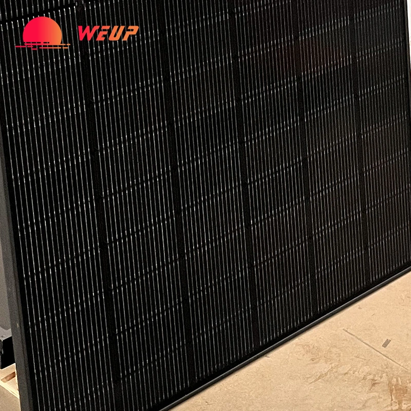 Monocrystalline N Type 440W 450W All Black Solar Panel for Home Installation