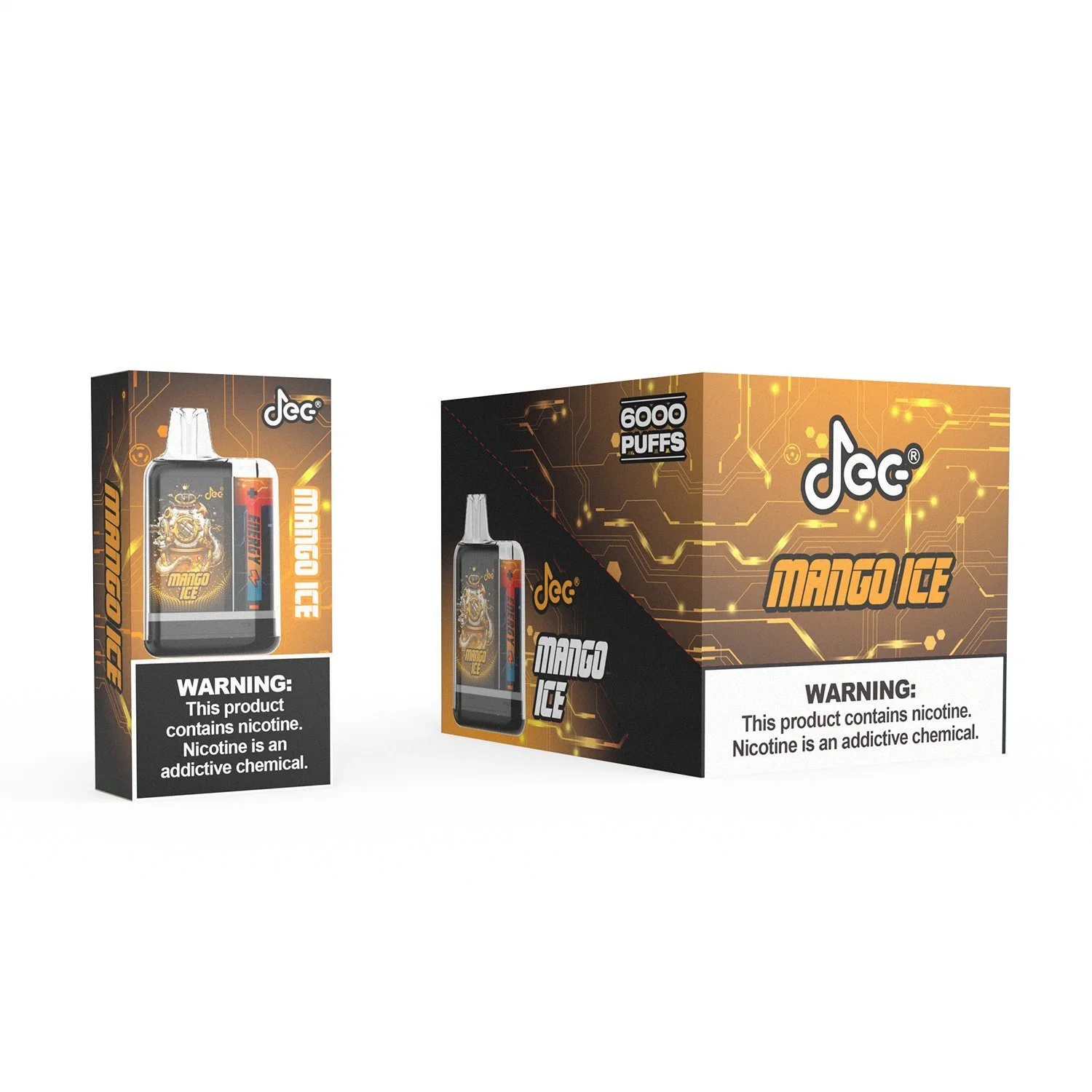 Jec Box Randm Tornado 6000 Puffs 0% 2% 5% Großhandel Einweg-Vape