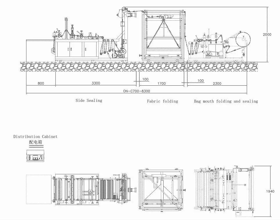 Machine de fabrication de sacs non tissés entièrement automatique pour sac plat non tissé, sac gilet, sac à bandoulière, sac non tissé laminé, sac T-shirt, sac à découpe en D. Prix.