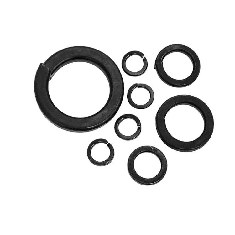 High Strenth Black DIN127 Industrial Open Spring Flat Washer with Square Ends