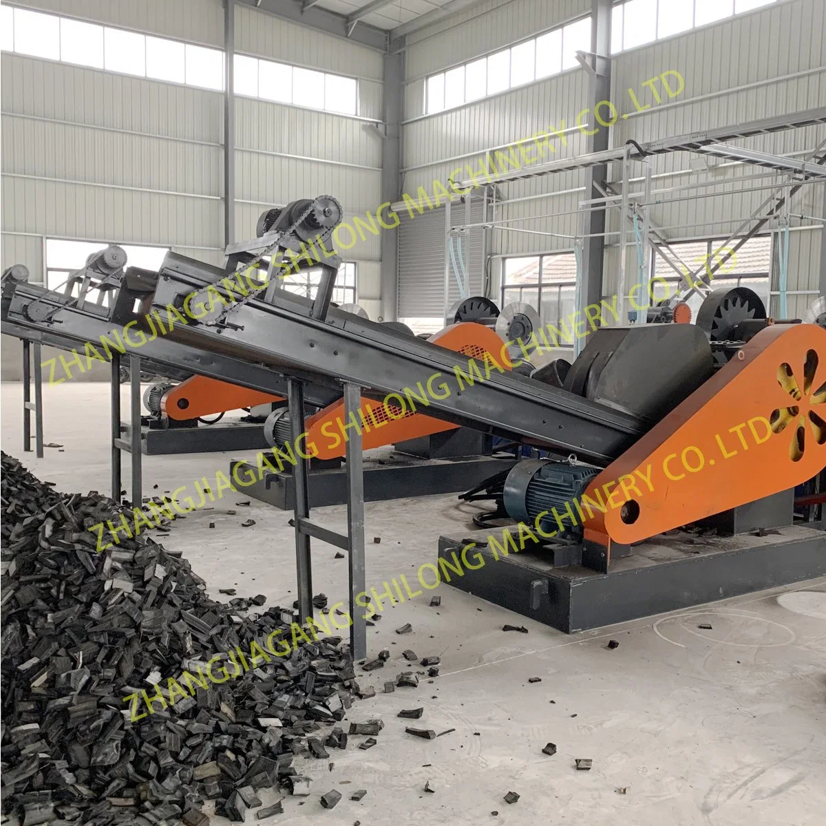 Tire Recycle Plant (300-10000kg/hr) / Waste Tire Recycling Machine