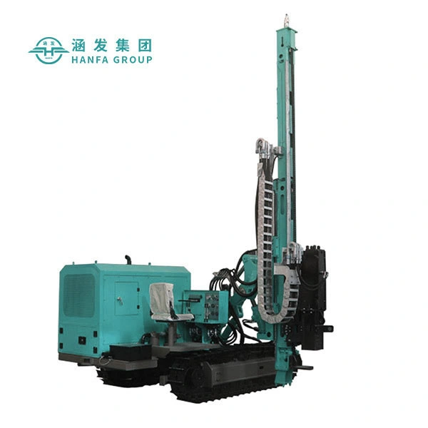 Impactor 20-120m Hanfa in 40 Feet Container Borehole Drilling Machine Pilling Driver