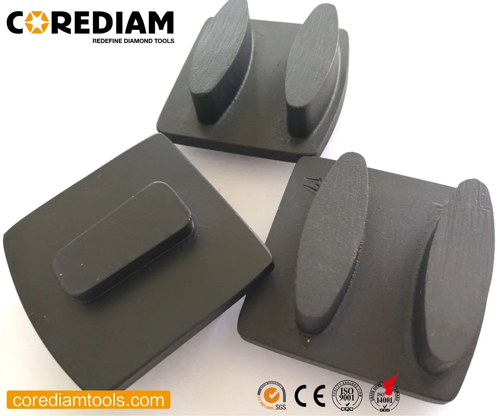 50/60# Redi Lock Grinding Plate with 2 Segments/Diamond Tool/Grinding Sector