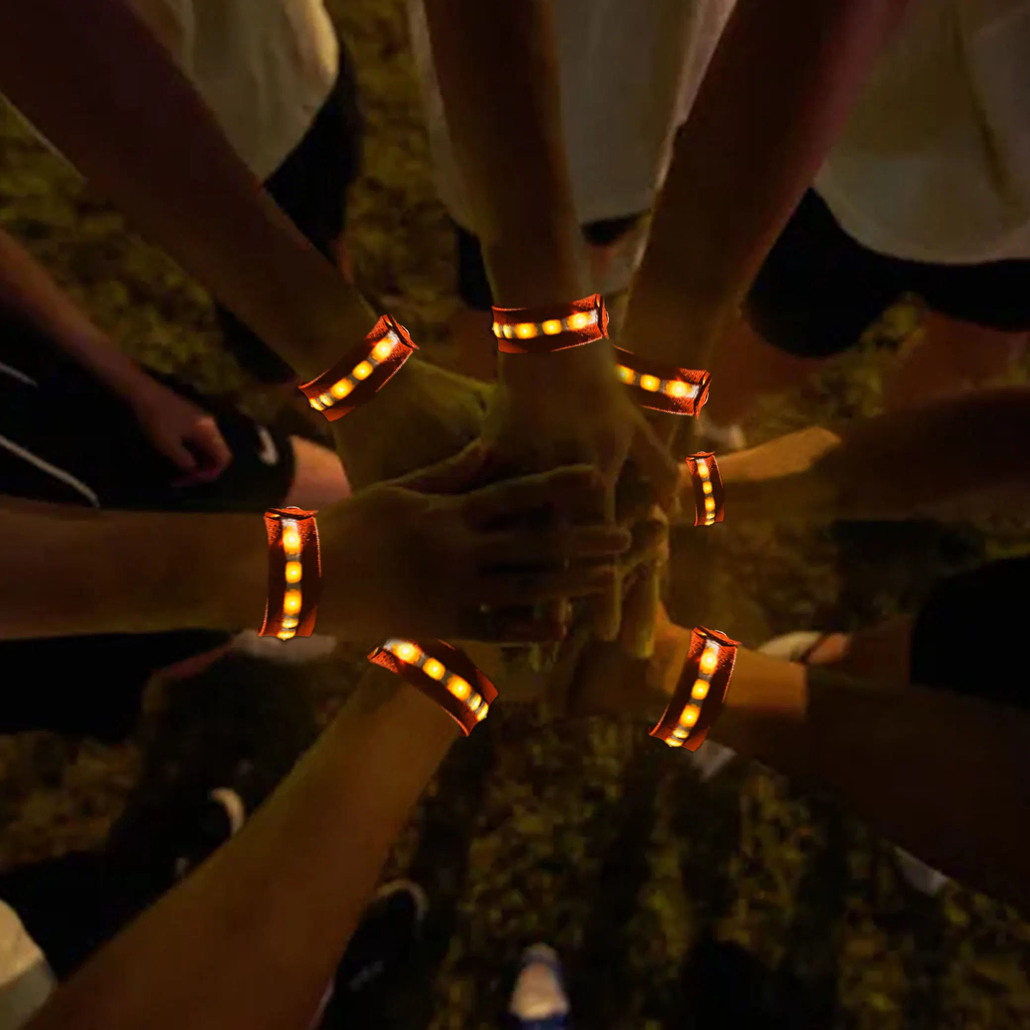 Repelente de mosquitos Seguro portátil Luz de muñeca funciona a prueba de agua Luz de camping