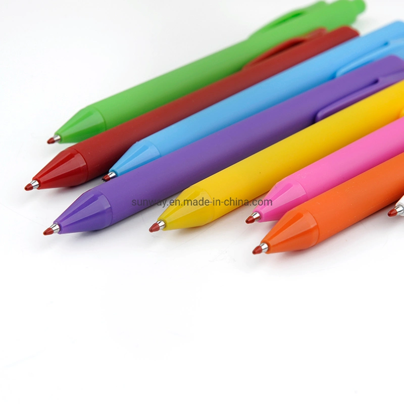 Bureau de vente en gros cadeau personnalisé de la commercialisation de l'encre gel Stylo en plastique coloré