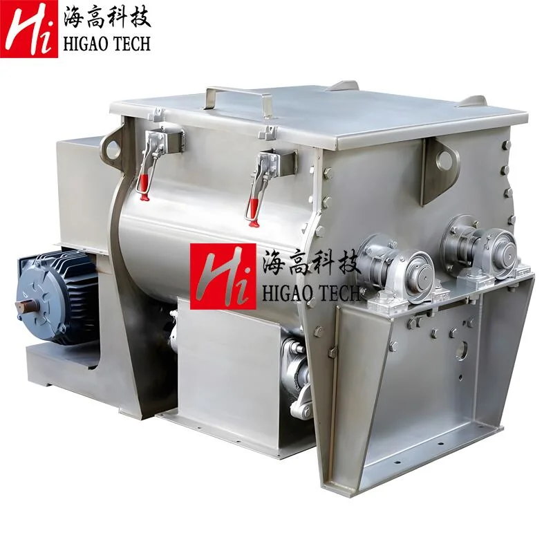 High Mixing Speed Protein Powder Double Shafts Paddle Mixer