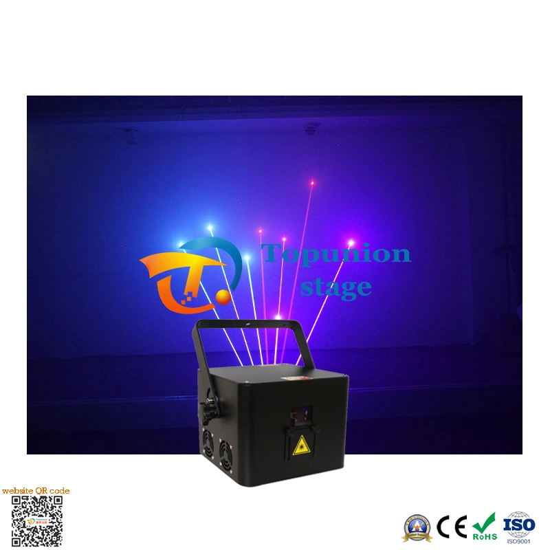 High-Power Stage Bar 3W Full Color Animation Laser Lighting Scanning Atmosphere Light