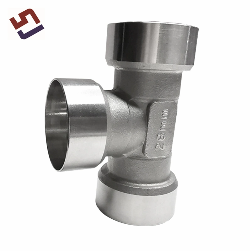 Hot Sale Lost Wax Casting Tee Stainless Steel Investment Casting Male Female Threaded Pipe Fitting